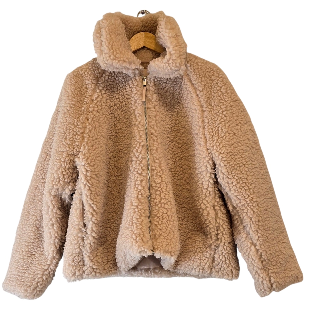 Cozy Tan Sherpa Jacket
